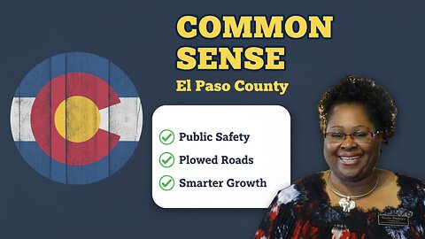 Make Common Sense Common Again in El Paso County | Vickie Tonkins District 5