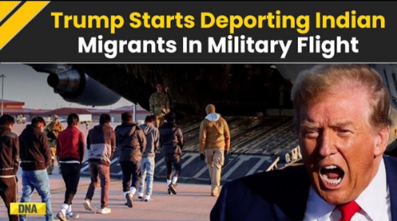 India US News: Trump Starts Deporting Indian Migrants, Military Flight Leaves Country | Trump News