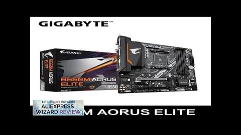 GIGABYTE New B550M AORUS ELITE Motherboard Micro-ATX Socket AM4 For Ryzen 5000 Review