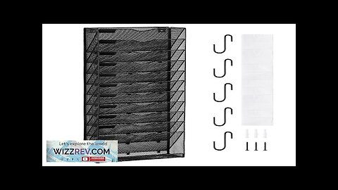 VEVOR File Wall Rack One-Piece 12 Pockets Mesh Wall File Holder Wall Review