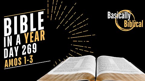 Day 269 – The Roar of the Lord: Judgment on the Nations — Amos 1–3 | Bible In A Year (CSB)
