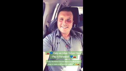 Be their hero: Help an Uber driver re-start! ✨🚗