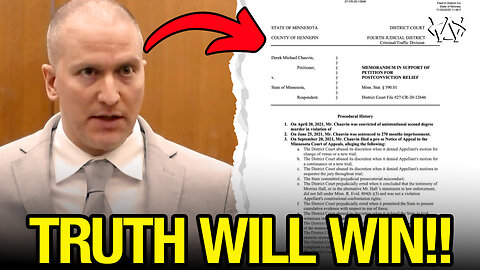 Derek Chauvin Files MASSIVE Petition to REVERSE Conviction!!