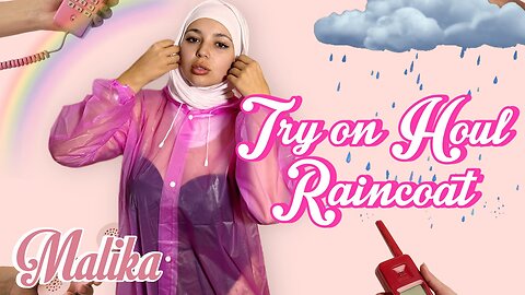 4K Cleaning in Raincoat | Waterproof Protection Test 