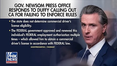 Transportation secretary delivers DISTURBING message to Newsom after deadly crash