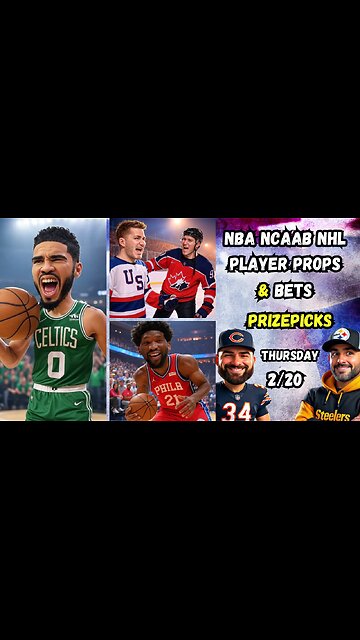 FREE NBA Player Props TODAY | NCAAB PICKS TODAY | USA v CANADA | 2/20/2025