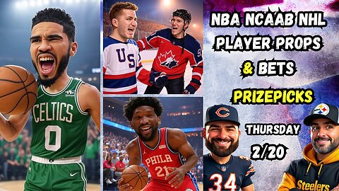 FREE NBA Player Props TODAY | NCAAB PICKS TODAY | USA v CANADA | 2/20/2025