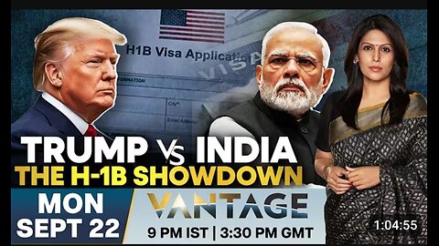 LIVE: Trump Hikes H-1B VISA Fee in Setback to India | Vantage with Palki Sharma | N18G