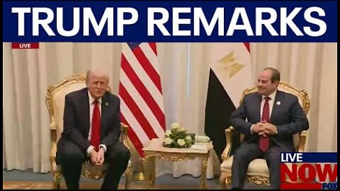 President Trump meets with Egypt's leader