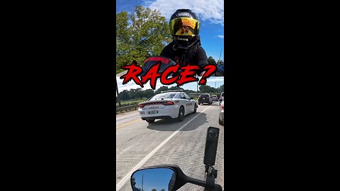 Wanna Race?! #motorcycle #funny #bike Wanna Race?