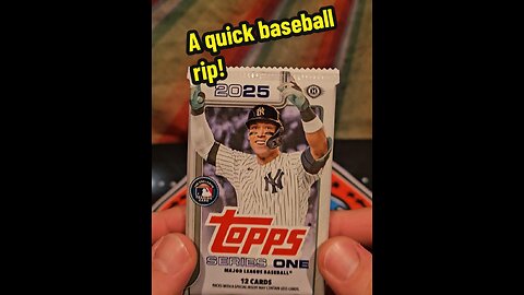 Topps 2025 Series 1 Baseball pack rip!