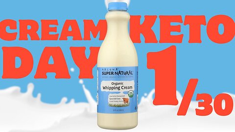 Heavy Cream Diet?! Day 1 of ex150 Keto: Energy, Digestion, & Whipped Cream for Dinner