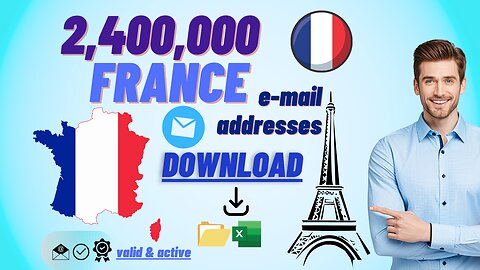 How to DOWNLOAD 2.4 Million France Consumers Email Database (2025)