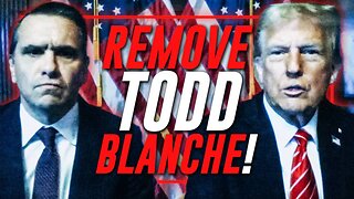 🚨BREAKING EXCLUSIVE: The Trump White House Has Discovered That Deputy AG Todd Blanche