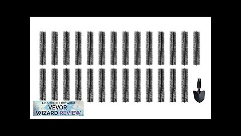 VEVOR Gutter Brush 80 Feet Total Length 4.33 inch Diameter Gutter Cleaning Review