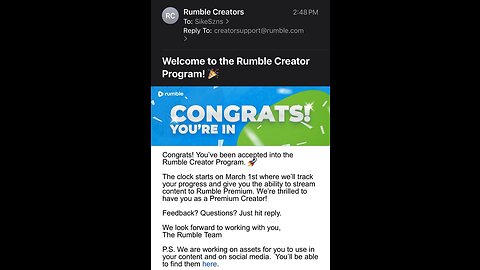 Approved Rumble Creator! | KOMPETE