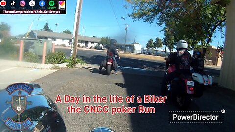 A Day in the life of a Biker the CNCC poker Run #theoutlawpreacher