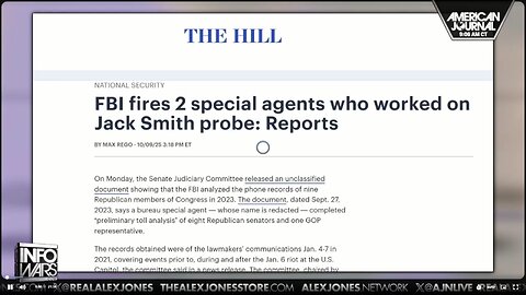 Corrupt FBI Agents FIRED over Roles in Arctic Frost Surveillance Program