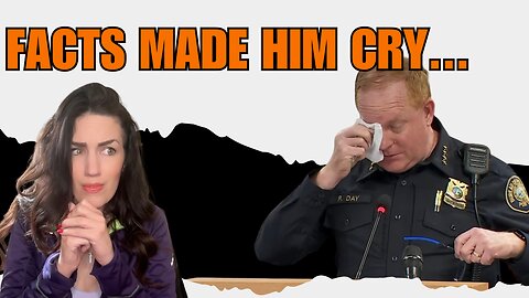 Police Chief BREAKS DOWN Crying Over “Impact of Facts”