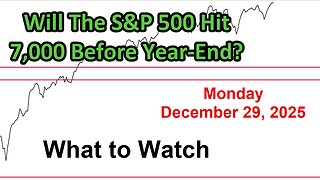 What to Watch Update for Monday December 29, 2025
