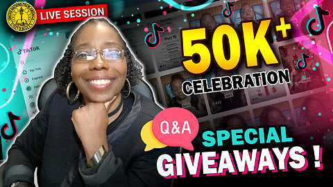 50K Celebration 🥳 Live Q&A Session and Special GiveAways!
