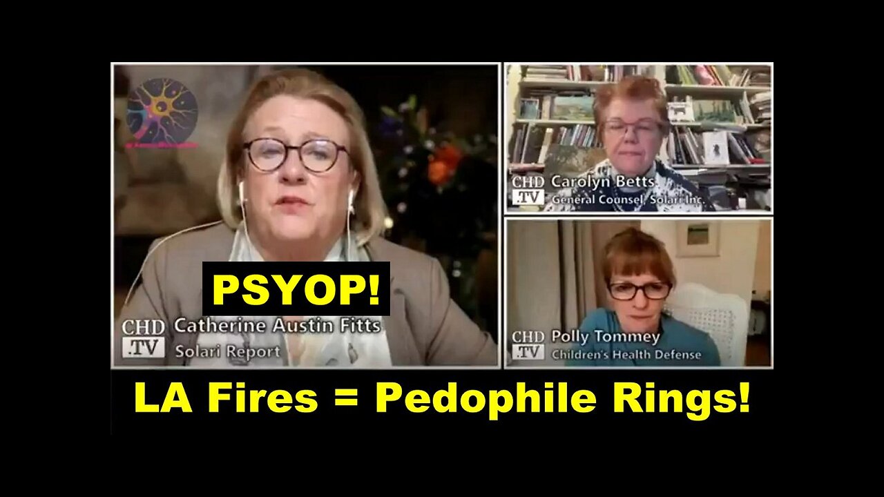 Catherine Austin Fitts: The LA Fires is to Cover Up the Pedophile Rings!