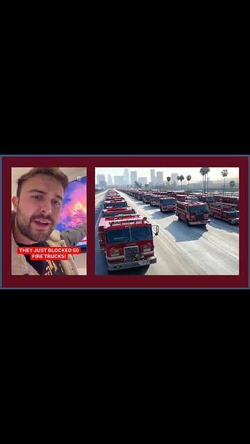 🔥Oregon sent 60 Fire Trucks… stopped in San Fran for Emissions Testing❗