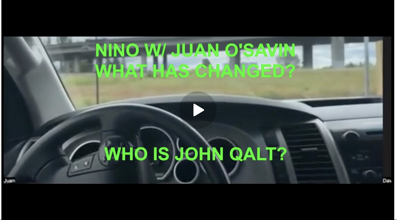 Juan O'Savin + Nino - WTF Is Happening - Something Has Changed About Trump. WHO IS JOHN QALT?