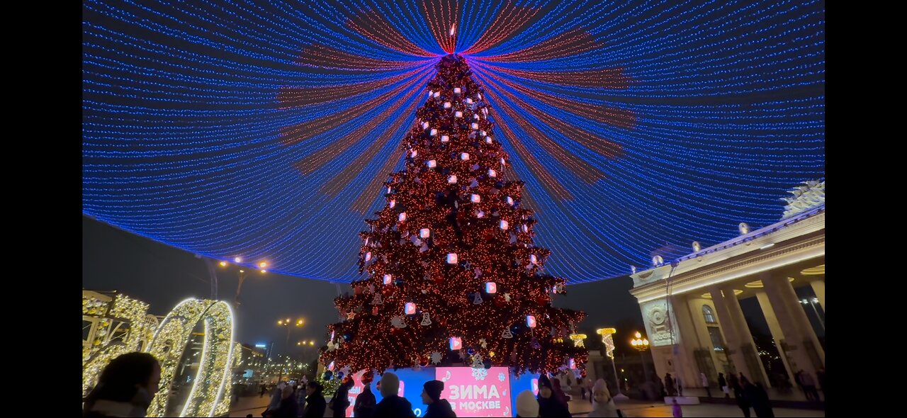 Moscow Celebrates New Year - 2025. Streets and Squares of the Russian capital