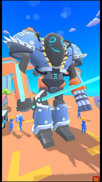 Mechangelion robot fighting Game 3 #shorts