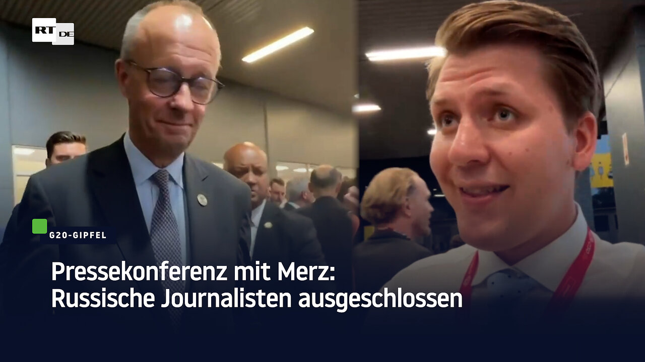 Pressekonferenz mit Merz: Russische Journalisten ausgeschlossen