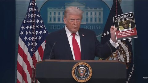 President Trump briefs the media at the White House JAN 20