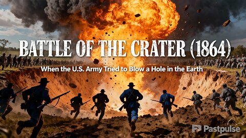 Battle of the Crater (1864) - When the U.S. Army tried to Blow a Hole in the Earth.
