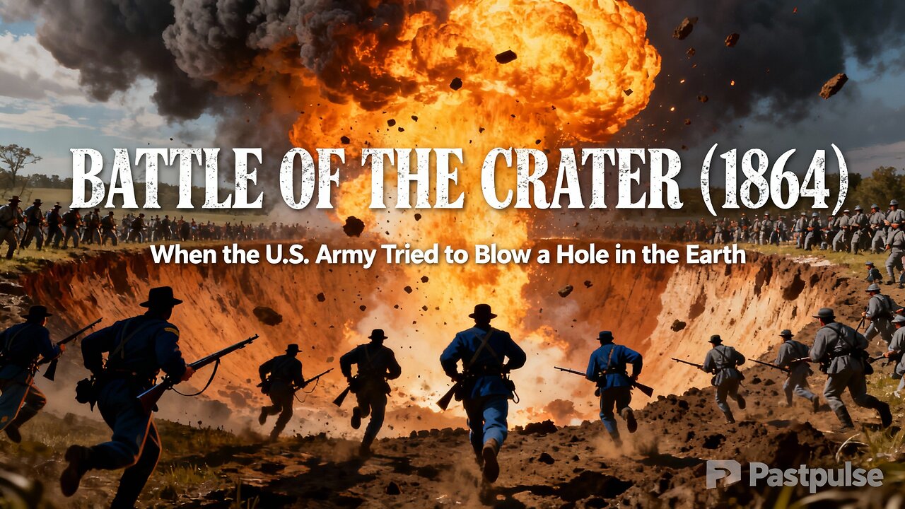 Battle of the Crater (1864) - When the U.S. Army tried to Blow a Hole in the Earth.