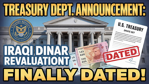 🔔 Treasury Dept. Announcement Iraqi Dinar Revaluation Finally Dated! 💥 Today's IQD News!