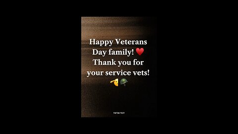 Happy Veterans Day! ♥️