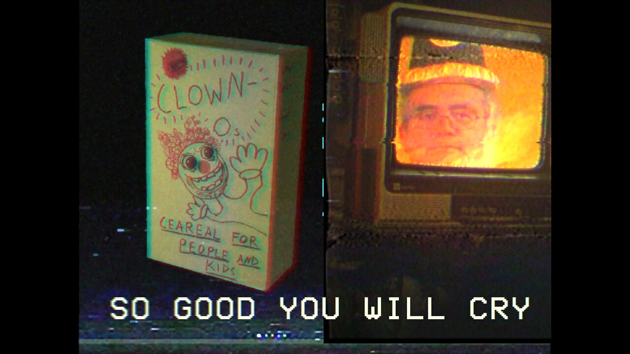 CLOWN O-s!!! 💀 CRY 🎈VHS WEIRDNESS #unsettling #creepy #VHS #creepyvhs