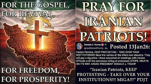 🆘 IRAN: EMERGENCY PRAYER‼️ v.2 🙏 📣🙏 #iran #irgc #MakeIranGreatAgain