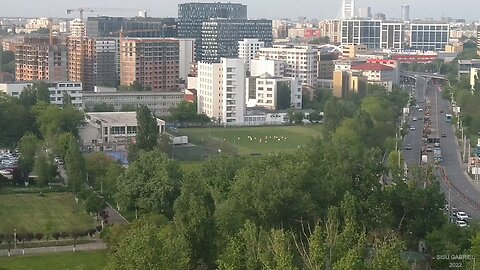 Live from Bucharest.Vedere panoramica a zonei Basarab. Grozavesti. Gara de Nord