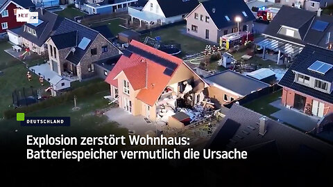 Explosion zerstört Wohnhaus: Batteriespeicher vermutlich die Ursache