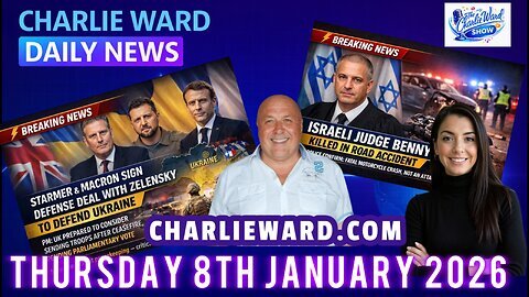 CHARLIE WARD DAILY NEWS, WITH CHARLIE WARD & DREW DEMI THURSDAY 8TH JAN 2026 #breakingnews #daily