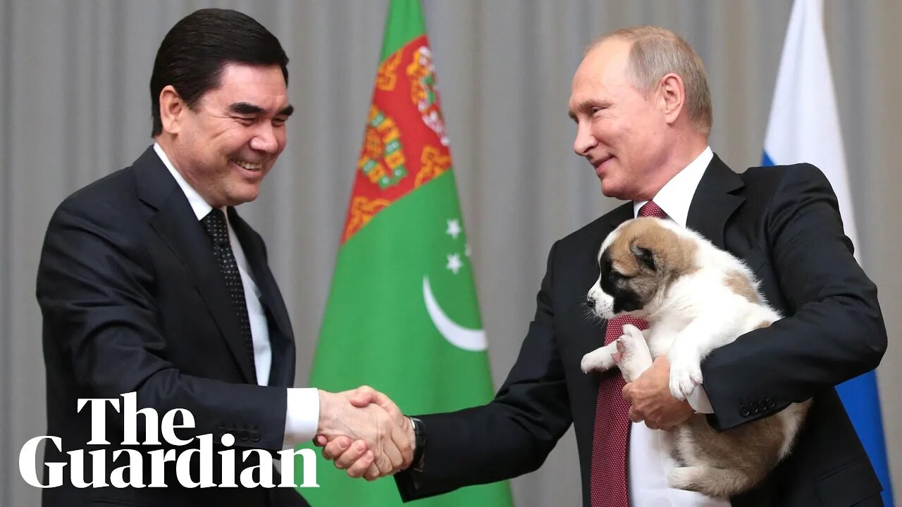 Putin All Smiles Receiving a Puppy as a Birthday Gift | PSN Experiment