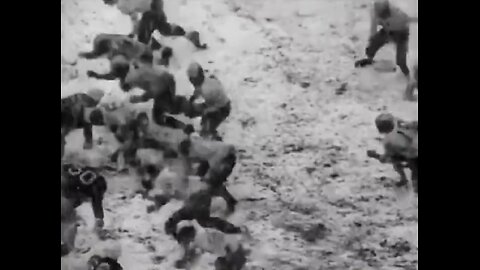 Highlights of Philadelphia Eagles 1st championship in 1948 against Cardinals in snow
