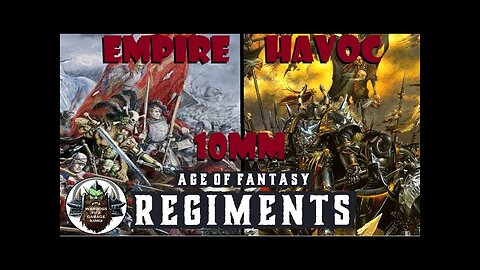 Human Empire vs Havoc Warriors : Age of Fantasy Regiments 10mm 3000 points