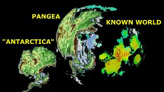 They Turned Pangea on the Plasma-Moon True Flat-Earth Map into the Fake Continent "Antarctica"