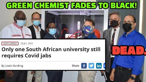 PROFESSOR OF GREEN CHEMISTRY AT RHODES DROPS DEAD!