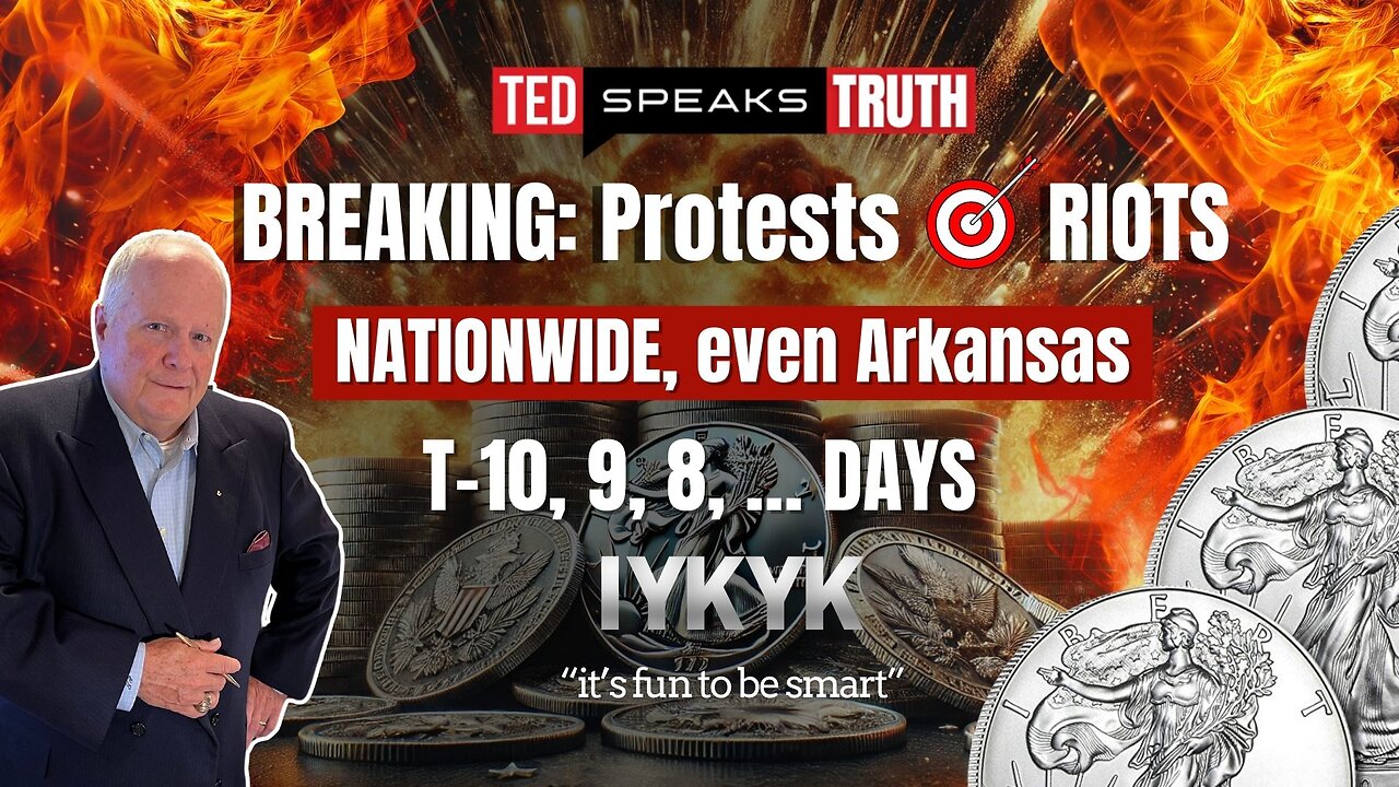 BREAKING: Protests 🎯 RIOTS NATIONWIDE, even Arkansas T-10, 9, 8, … DAYS ~I Y K Y K~