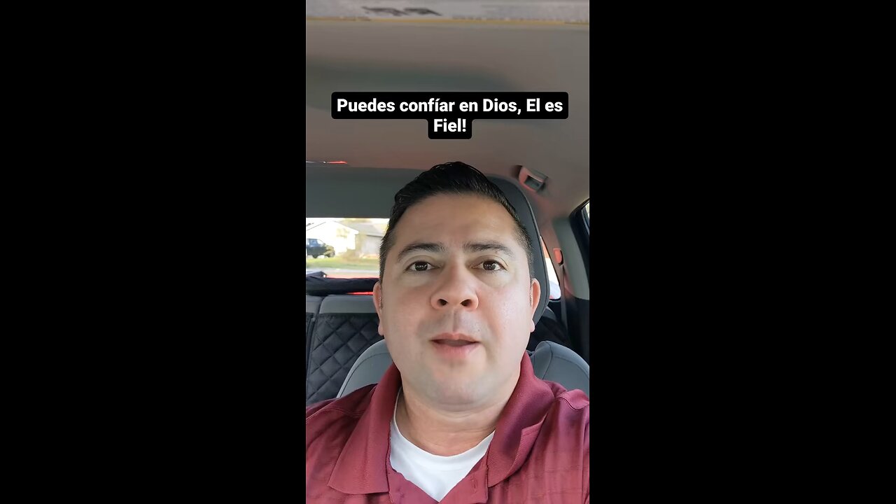 Dios es Fiel, puedes confiar en El!