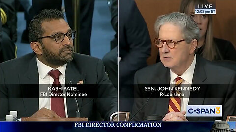 'You Make The Right People Mad': Sen. John Kennedy STOMPS Biden Admin While Questioning Kash Patel