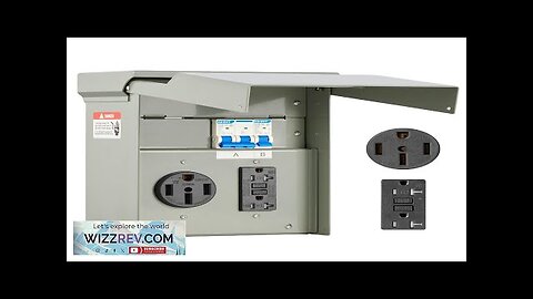 VEVOR Temporary Power Outlet Panel RV Electrical Panel 20 50 Amp RV Review